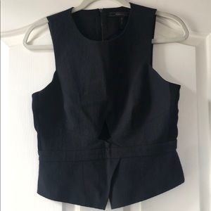BCBG MAXAZRIA Cut out tank top